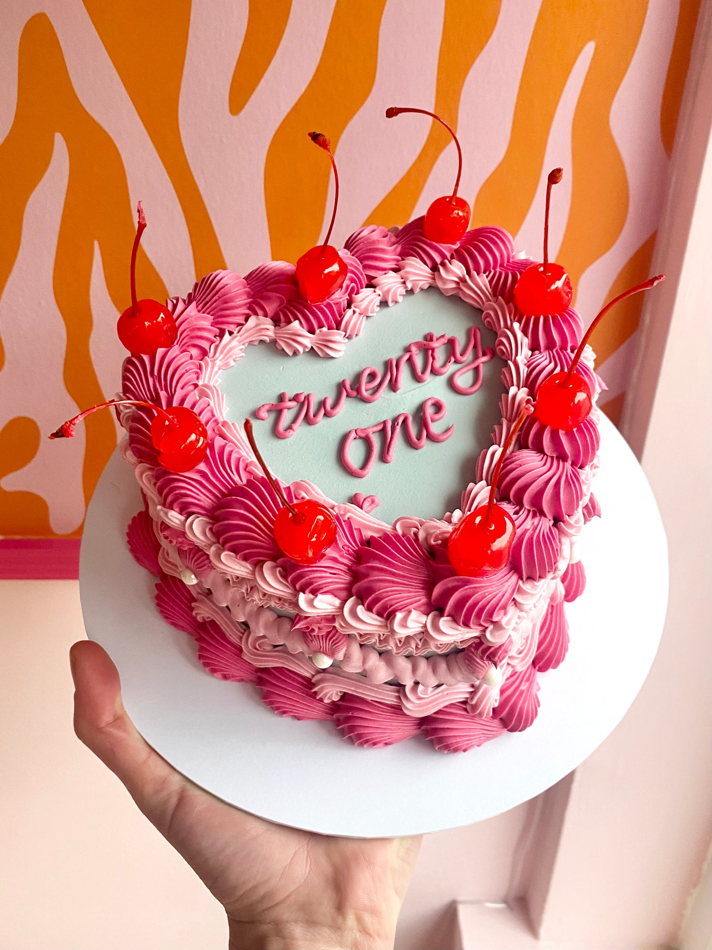 Lambeth Heart Cake